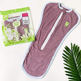 Túi ngủ cotton Mipbi size 1-2-3 cho bé từ sơ sinh