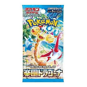Bộ Cờ Chiến Thuật Pokemon - Bộ Cờ Mở Rộng Rakuen Dragona SV7A PK-SV7A-J MĐ (Bộ 5 thẻ bài ngẫu nhiên)