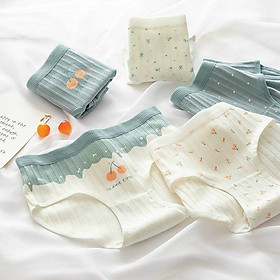 Quần Cotton Tăm Hoạ Tiết Quả Cherry dễ thương