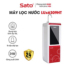 Mua Máy lọc nước Sato Hydrogen LUX LUx6309HT 9 cấp lọc - Hệ thống 9 lõi lọc vượt trội  lọc sạch  bổ sung khoáng chất - Miễn phí vận chuyển toàn quốc - Hàng chính hãng