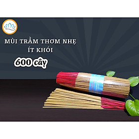 Mua Nhang Trầm Hương Sạch  100% tự nhiên  Ít khói  Mùi thơm nhẹ  bó 0 5kg - 600 cây
