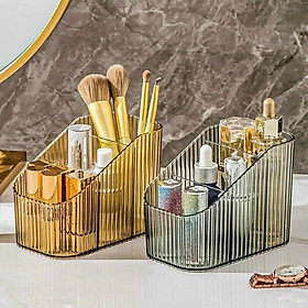 Mua Khay Đựng Mỹ Phẩm Trong Suốt Mica Cao Cấp Sang Trọng 3 Ngăn  Kệ đựng mỹ phẩm trong suốt 3 ngăn
