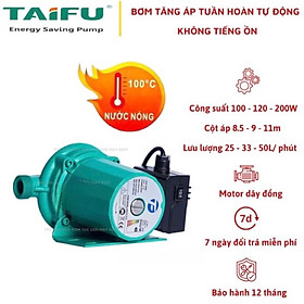 Mua Bơm tăng áp tuần hoàn tự động 100W  120W  200W không tiếng ồn TAIFU - Bảo hành 1 năm