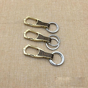 Móc khóa treo chìa khóa ô tô cao cấp bằng thép cho nam sang trọng CM18