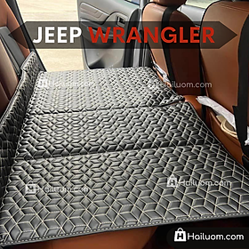 Đệm Nằm ô tô JEEP WRANGLER - Thiết kế 4 Khay Dọc Trợ Lực - Đệm không bơm như đệm hơi ô tô