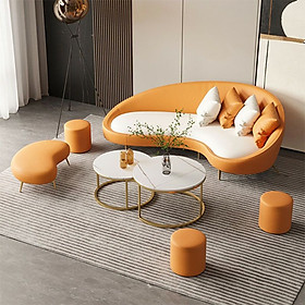 Bộ sofa da phòng khách cao cấp BMSF03 Tundo phù hợp cho nhiều không gian hiện đại