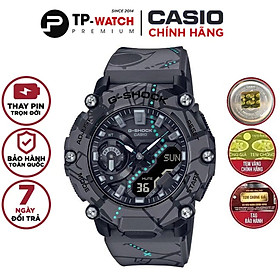 Đồng Hồ Nam Dây Nhựa Casio G-Shock GA-2200SBY-8A Carbon Core