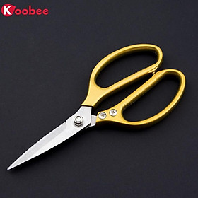 Kéo cắt gà vịt cao cấp Kitchen Scissors Inox 100% - Lưỡi dao sắc bén bền đẹp KooBee (NB29)