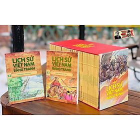 (Boxset trọn bộ 53 tập) LỊCH SỬ VIỆT NAM BẰNG TRANH - Trần Bạch Đằng chủ biên – bìa mềm