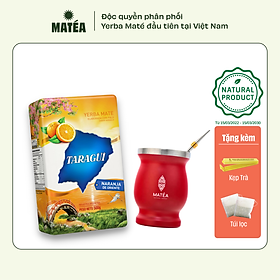 Mua  COMBO TRÀ + CỐC GOURD  Trà Yerba Mate NARANJA DE ORIENTE - Vị Cam + Cốc Gourd Chuyên Dụng