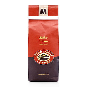 Cà Phê Rang Xay Moka Highlands Coffee (200g)