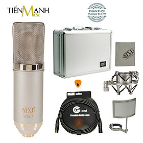 Mua  Tặng Cable  Micro MXL V67G HE Thu Âm Condenser Livestream MXLV67 Mic Phòng Thu Studio MXLV67G Heritage Edition Microphone Cardioid V67 Hàng Chính Hãng - Kèm Móng Gẩy DreamMaker