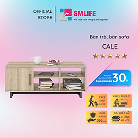 Bàn sofa phòng khách bằng gỗ công nghiệp SMLIFE Cale