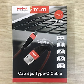 Dây sạc điện thoại Type-C chống gẫy dây - SOPOKA