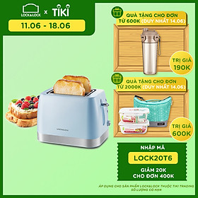 Máy Nướng Bánh Mì Lock& Lock EJB221BLU (730 - 870 W) - Hàng chính hãng