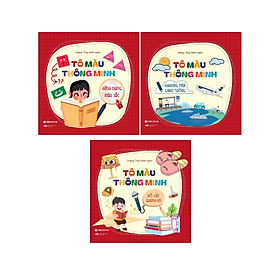 Combo Tô Màu Thông Minh: Hình Dạng Và Màu Sắc + Phương Tiện Giao Thông + Đồ Vật Quanh Em (Bộ 3 Cuốn) - SB