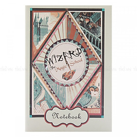 Sổ Tay Mini Angia Art - The Magic School 100 Trang (14x9cm)