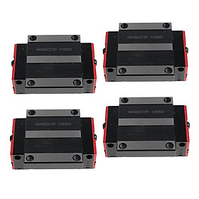 4 Pcs Linear Rail Guide #20 Carriage Block for Large 3D Printer and CNC Machine