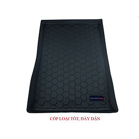 Thảm lót cốp xe ô tô BMW 7 Series / G11,G12 2011-2018 nhãn hiệu Macsim chất liệu TPV cao cấp màu đen (115)