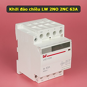 Khởi động từ đảo chiều LW 63A 4P 2NO 2NC 220V Contactor chuyển nguồn nhanh làm ATS không gián đoạn
