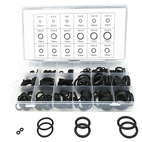 279Pcs Rubber O Ring Assortment Kit, 18 Sizes Assorted Fit for Hydraulic Plumbing