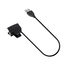 USB Clip Dock Charging Cable Charger Cord for Alta Smart Watch Band Black