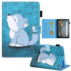 Bao Da Họa Tiết Hoạt Hình Có Nam Châm Cho Amazon Kindle Fire Hd 8 Plus 2020 8.0 Inch