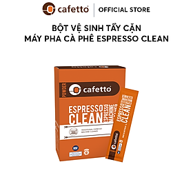 Mua  Hàng chính hãng  Bột vệ sinh tẩy cặn máy pha cà phê Cafetto Espresso Clean (12 gói)