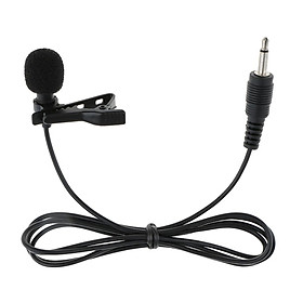JY-510 Lavalier Lapel Tie Clip-on Condenser Microphone 3.5mm Jack/3Pin /4Pin XLR Voice Recorder 3.3ft