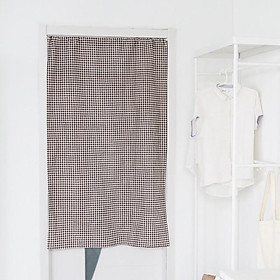 Mua Rèm cửa caro be  phong cách vintage chống nắng cao cấp  màn vải treo tường trang trí decor phòng ngủ