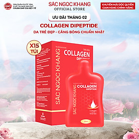 [NEW] Nước uống đẹp da Collagen Dipeptide Sắc Ngọc Khang tinh khiết nhập khẩu từ Nhật Bản, đạt chuẩn hàm lượng hấp thụ nhanh & vượt trội giúp trẻ hóa làn da - săn chắc và sáng mịn