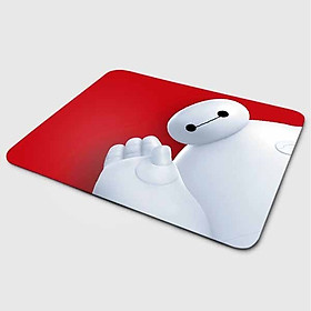 Mua Miếng lót chuột mẫu Baymax Nền Đỏ Xanh Trắng (20x24 cm) - Hàng Chính Hãng