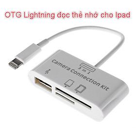 Mua Cáp OTG Lighting hỗ trợ đọc thẻ nhớ cho Ipad