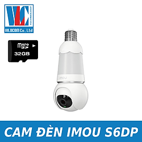 Mua Camera Wifi quay quét bóng đèn 3MP iMOU IPC-S6DP-3M0WEB Và IPC-S6DP-5M0WEB 5MP - Hàng chính hãng