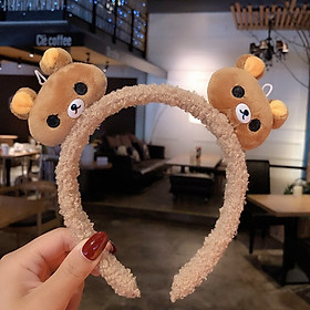 Cài tóc gấu nâu gấu trắng browny dễ thương cho bé