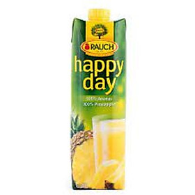 Nước ép Dứa nguyên chất 100% hiệu Rauch - Happy Day 1L