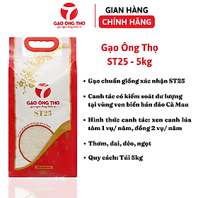 Gạo Ông Thọ-ST25 túi 5kg