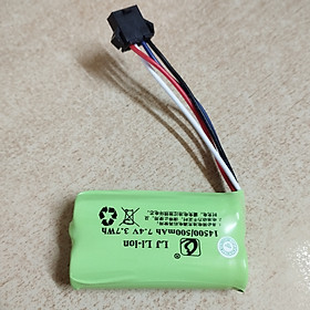 Pin sạc 2s 14500 điện áp 7.4V dung lượng 500MAH chân cắm SM4P