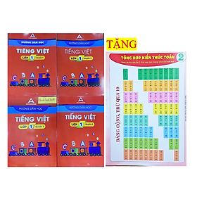 Hình ảnh Sách - Combo 4 cuốn Hướng dẫn học tiếng việt lớp 1 ( 2023 )