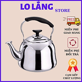 Mua Ấm đun nước inox dung tích 4 lít và 5L quai xách bọc chống nóng dùng được bếp từ cao cấp