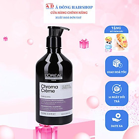 [+Tặng mũ trùm][Loreal] Dầu gội khử vàng L’Oréal Serie Expert Chroma Creme Silver Spain