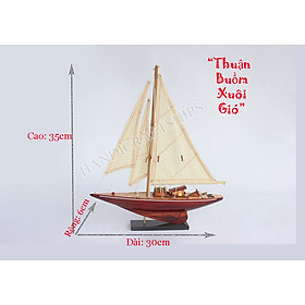 Mua Mô hình thuyền buồm trang trí Shamrock 30 mộc