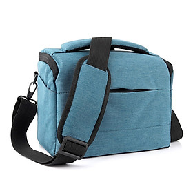 Túi máy ảnh SLR / DSLR Đệm vai  Hộp đựng bánh răng Chống nước-Màu xanh dương