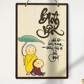 Mua Tranh gỗ chủ đề Phật pháp BÌNH YÊN ĐẾN TỪ BÊN TRONG