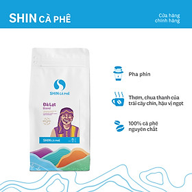 Cà phê VN Phin Đà Lạt Blend - SHIN Cà Phê - Cà phê đặc sản pha phin - Gói 250g
