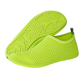 Giày nước bãi biển dành cho nữ giày sneaker nam Sneaker Sneaker Boarde Foot Aqua vớ giày thể thao không trượt để lặn ngoài trời Color: Fluorescent Green Shoe Size: XL 40-41(25.5cm)