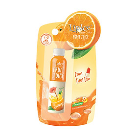 Son dưỡng chiết xuất trái cây Lipice Sheer Color Fruit Juice Orange 4g
