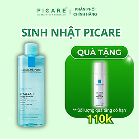 Nước Tẩy Trang Làm Sạch Sâu & Kiểm Soát Bã Nhờn Cho Da Dầu Nhạy Cảm La Roche-Posay Micellar Water Ultra Oily Skin 400ml