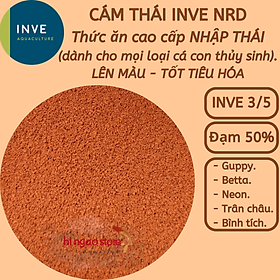 Cám Thái Inve 3/5 - 3.5 - Thức ăn cá cảnh cao cấp NHẬP THÁI giúp cá lớn nhanh, lên màu đẹp - Hingaostore