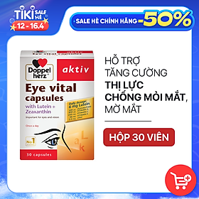 Viên uống tăng cường thị lực, chống mỏi mắt Doppelherz Aktiv Eye Vital Hộp